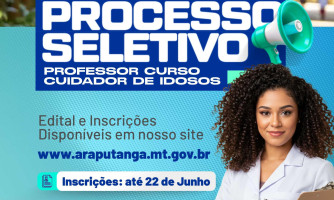 PROCESSO SELETIVO | Professor Curso Cuidador de Idosos